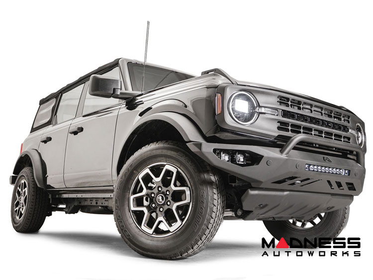 Ford Bronco Front Bumper - Fab Fours - Vengeance - w/ Guard